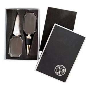 THINGS REMEMBERED Crystal Wine Stopper (pair of 2) w/Box - Picture 1 of 7