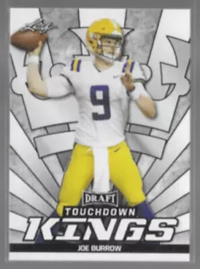 JOE BURROW 2020 Leaf Draft TD Kings Subset Rookie #85.  LSU - Picture 1 of 1