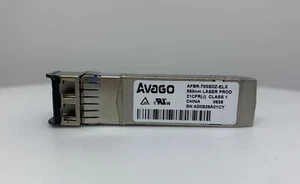 AVAGO AFBR-703SDZ-ELX 10GBD 850NM 500M SFP+ MULTI-MODE LC TRANSCEIVER - Picture 1 of 4