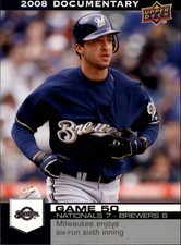 2008 Upper Deck Documentary Milwaukee Brewers Baseball Card #1360 Ryan Braun