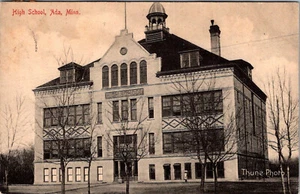 ADA, MINNESOTA - ESCUELA SECUNDARIA - 1908 - POSTAL ANTIGUA - Imagen 1 de 2
