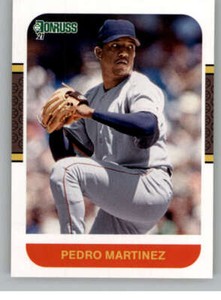 2021 Donruss #237 Pedro Martinez 1987 Retro  Boston Red Sox Baseball 