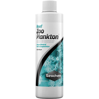 Seachem Reef Zooplankton 250mL Unique Blend of Marine Zooplankton Food for Coral - Image 1 of 2