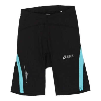 Asics Sport Shorts - Small Black Polyester - Image 1 of 4