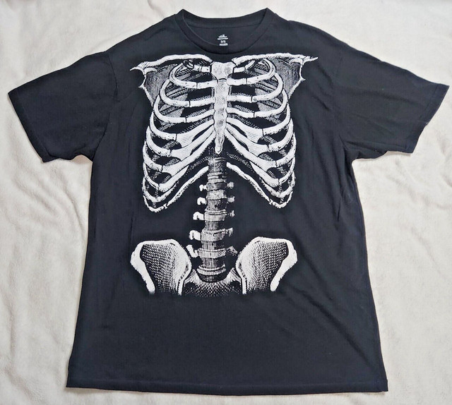 Buy 'Spooky Ribcage Skeleton Orange' by RetroGear as a T-Shirt, Classic T- Shirt, Tri-blend T…