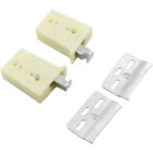 Easy Adjustable Wall Mount Fixed Support Brackets for Cupboard Hanging Set of 2