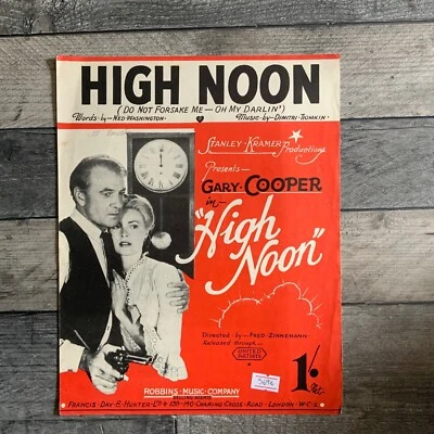 High Noon Do Not Forsaken Me - Oh My Darling Gary Cooper Piano Guitar Vocal  - Image 1 of 2