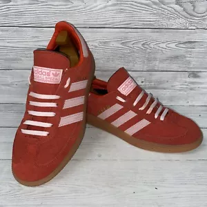 Adidas Originals Handball Spezial Trainers In Bright Red, Pink, Gum Size 6.5 PK - Picture 1 of 12