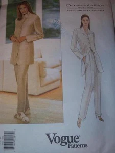 Vogue Pattern 1703 Misses Designer Jacket and Pants Donna Karan - Picture 1 of 1