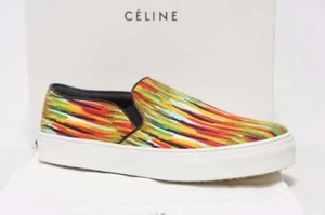 CELINE MEHRFARBIGE FLACHE SLIPPER SNEAKER SCHUHE 40/9 $ 675 - Bild 1 von 1