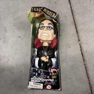 2002 Joks Ozzy Osbourne Wackelkopf sprechender Bobber Gummikopf ungetestet - Bild 1 von 1