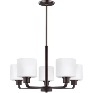 Canfield 5-Light Chandelier in Bronze - Picture 1 of 2