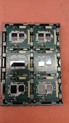 LOT OF SIX  i7 CPU: 620M x5 + 720QM Socket G1 - Image 1 of 4
