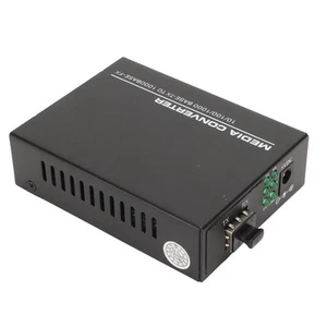 Fiber Media Converter Gigabit 1 Optical Port 4 Electrical Ports Up To 25km RJ FY - Afbeelding 1 van 31