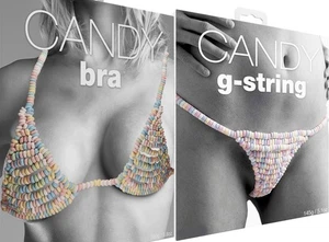 Essbarer BH, Höschen, Candy Dessous Fruchtgeschmack, Date Night - Bild 1 von 7