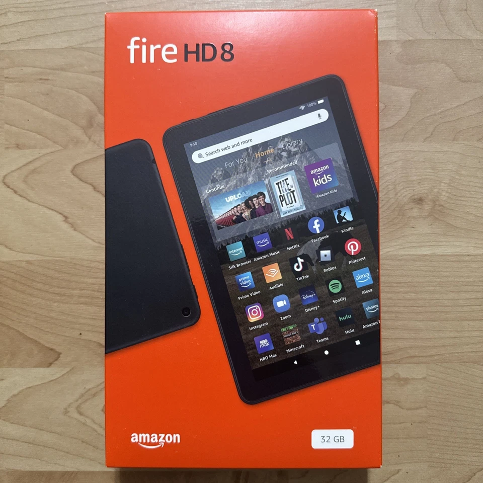 Amazon Fire HD 8 Tablet 8" - 32GB - Black (2022 Release) - Image 1 of 3