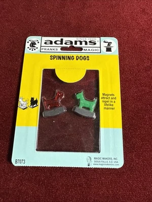 Adams Spinning Dogs #B7073 -Magic Makers-mordaza-diversión-perros en movimiento repelen y atraen Foto 1 de 2