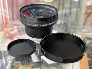 AF VIDEO WIDE CONVERTER 0.5X - MADE IN JAPAN / READ DESCRIPTION - Picture 1 of 12