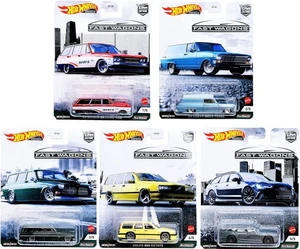 2021 Hot Wheels Car Culture Fast Wagons Series Set of 5, 1/64 Diecast Modellautos - Bild 1 von 7