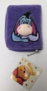 Winnie The Pooh Kids Eeyore Plush Purple Wallet New with Tags - Picture 1 of 6