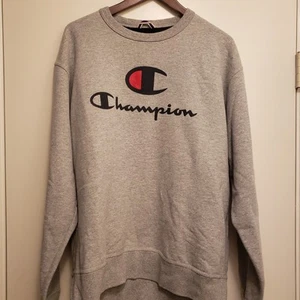 Champion Men's Grey Sweatshirt Size Large - Picture 1 of 7