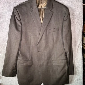 Lauren Ralph Lauren Blazer Herren 44R Braun 100% Wolle Zwei Knopf Sport Mantel Gefüttert - Bild 1 von 10