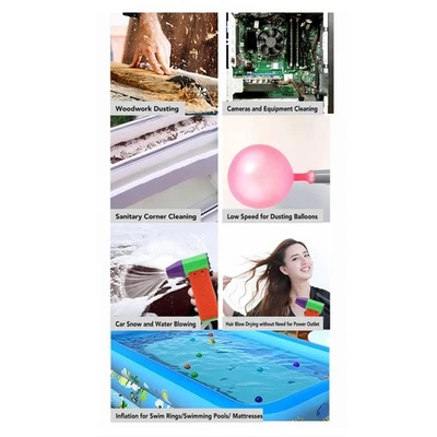 Jet Dry Blower Heat Resistant 180W 300000RPM Electric Air Duster Multipurpose - Bild 1 von 4