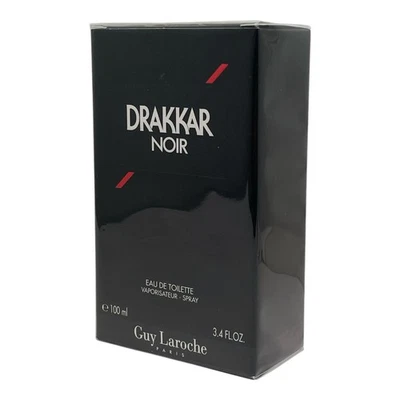*Drakkar Noir By Guy Laroche Eau De Toilette Spray 100ml/3.4fl.oz. New Sealed - Image 1 of 2