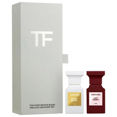 TOM FORD Mini Lost Cherry & Soleil Blanc EDP Perfume Gift Set AUTHENTIC Coffret - Image 1 of 3