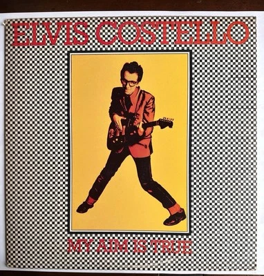 Vtg 1977 ELVIS COSTELLO Album MY AIM IS TRUE “Alison” Lp Vinyl PROMO COPY - Image 1 of 4