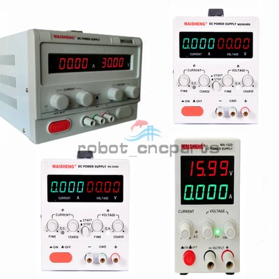 Adjustable DC Power Supply Digital 0-15V/30V/60V 0-2A/5A/10A/20A 220V - Image 1 of 4