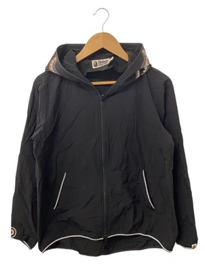 A Bathing Ape BAPE Nylon Jacket Black Size S Men's Casual Outerwear #EK AHA - Image 1 of 4