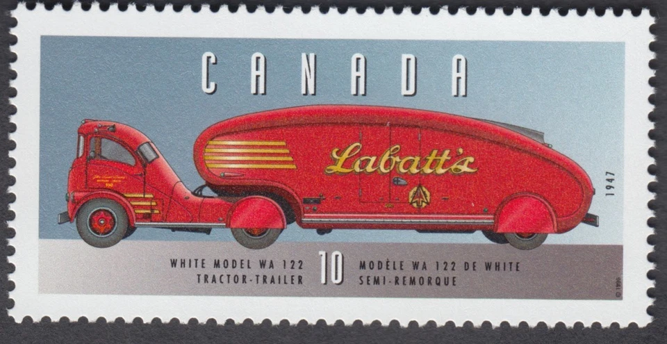 Canada - #1605m Historical Land Vehicles - MNH - Image 1 of 1