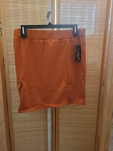 Sensational Collection Faldas Cortas Mujer Talla Grande 3X Cosecha Naranja Bolsillo  - Imagen 1 de 12