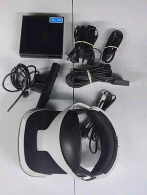 Sony PlayStation VR Headset PS4 PSVR HEADSET AND CAMERA Model CUH-ZVR1 - Image 1 of 4