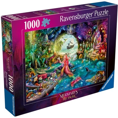 Ravensburger 1000 Piece Jigsaw Puzzle Mermaids Treasure Fantasy Gift 12+ - Image 1 of 4