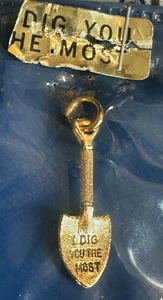 I Dig You The Most Charm color dorado - Imagen 1 de 3