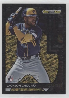 2024 Topps Update Topps Black Gold Black /299 Jackson Chourio #BG-25 Rookie RC - Image 1 of 2