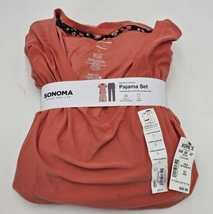 Women's Sonoma 3-Piece Shirt & Pants Shorts Sleep Lounge Set Size Large L - Bild 1 von 7