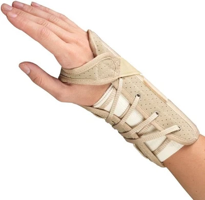 OTC Soft-Fit Suede Finish Wrist Brace, Right, X-Small - Image 1 of 4