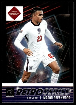 2022 Donruss Retro Series Mason Greenwood England #17 - Image 1 of 2
