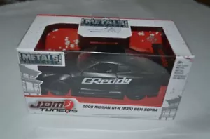 2017 JADA METALS DIE CAST JDM TUNERS - 2009 NISSAN GT-R ( R35 ) BEN SOPRA BLACK - Picture 1 of 2