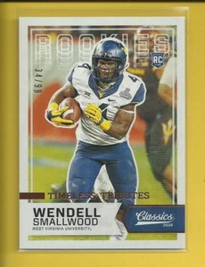 Wendell Smallwood RC 2016 Classics T.T. BRONZE Rookie Card 263 #'d /99 Eagles - Bild 1 von 3