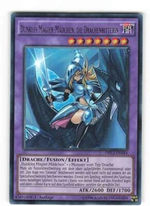 Yugioh DUNKLES MAGIER-MÄDCHEN, DIE DRACHENRITTERIN , drl3-de044 Ultra Rare - Bild 1 von 2