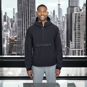 SPYDER Adult Patrol Anorak Jacke - Schwarz - Unisex Gr. L - Pullover - S17032 - Bild 1 von 9