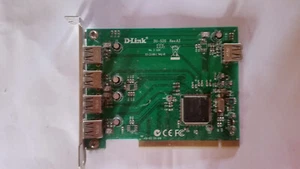 D-Link DU-520 5-Port USB 2.0 (4 externes, 1 interne) PCI Carte Adaptateur - Photo 1/2