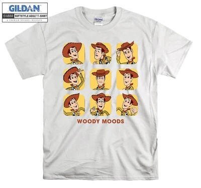Disney Woody Moods Disney Pixar Toy Story M Hoodie Tshirt Men Women Unisex AB672 - Image 1 of 4