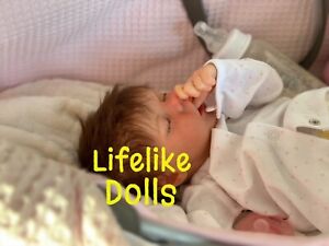 Realistyczna lalka "Twin A" Bonnie Brown śpiąca Reborn Fałszywe życie dziecka Realistyczne