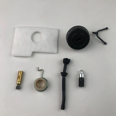 Oil Pump Worm Gear Oil Hose Air Filter For Stihl MS170 MS180 017 018 Chainsaw - Image 1 of 4