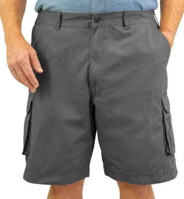 Pantalones cortos cargo ROCXL cintura expandible tallas 46-72 grandes y altas para hombre Foto 1 de 4